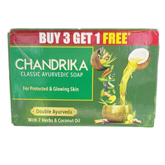 Chandrika Classic Ayurvedic Soap 500g Buy 3 Get 1 Free