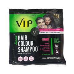 Hair Colour Shampoo Black 20ml - VIP