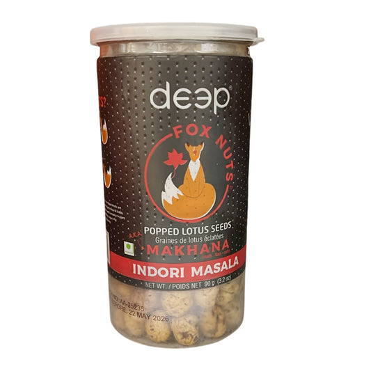 Fox Nuts Popped Lotus seeds Indori Masala Makhana 90g - Deep