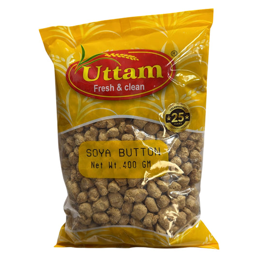 Soya Button 400g - Uttam