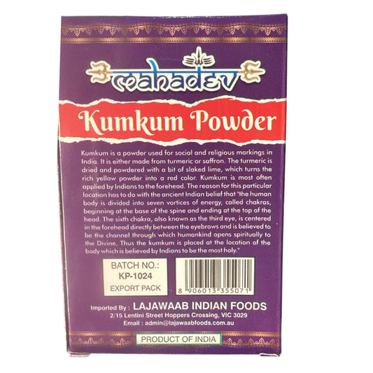 Mahadev Kumkum 50g