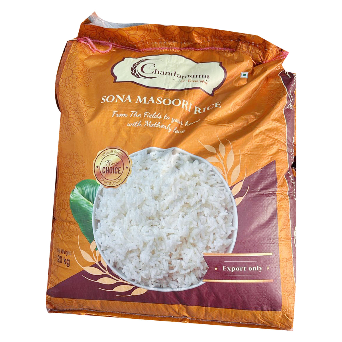 Sona Masoori Rice  20kg - Chandamama