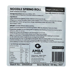 Noodle Spring Roll 1kg - Amba Foods
