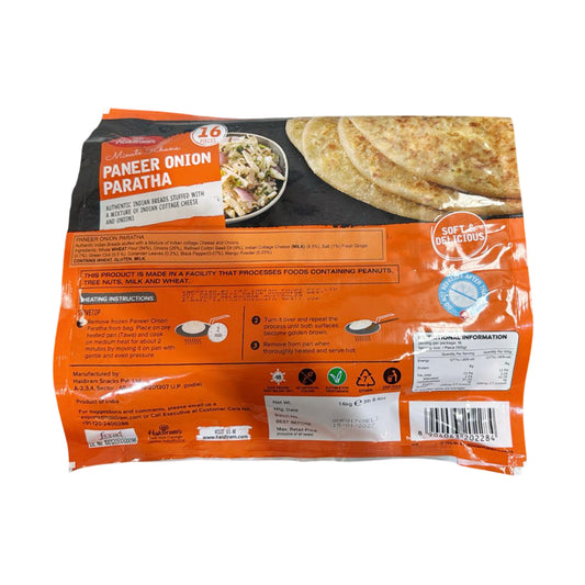 Paneer Onion Paratha 16pcs - Haldiram's