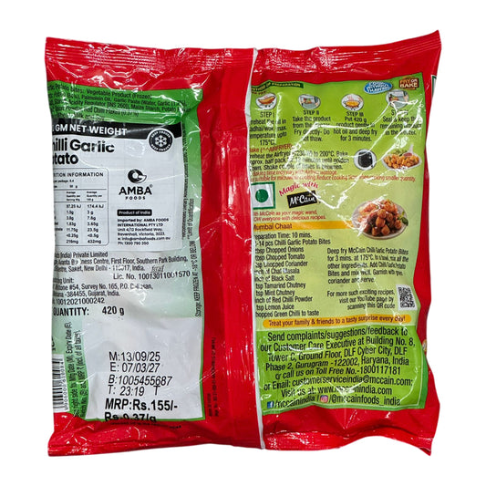 Chilli Garlie Potato Bites 420g - McCain