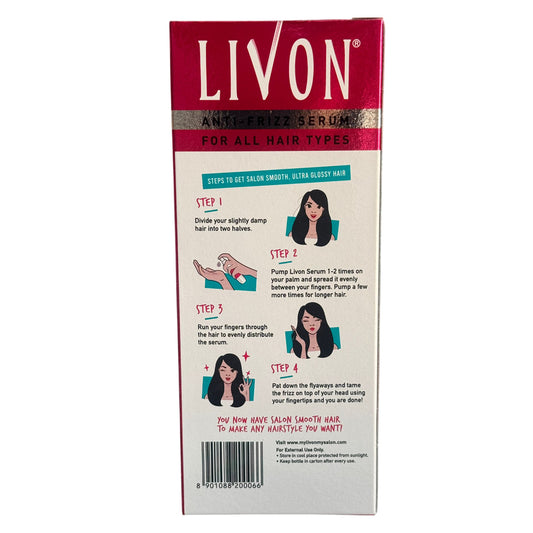 Anti Frizz Serum 100ml - Livon