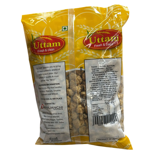 Soya Button 400g - Uttam