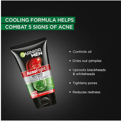 Garnier Men Acno Fight Anti Pimple Face wash 100g - Garnier