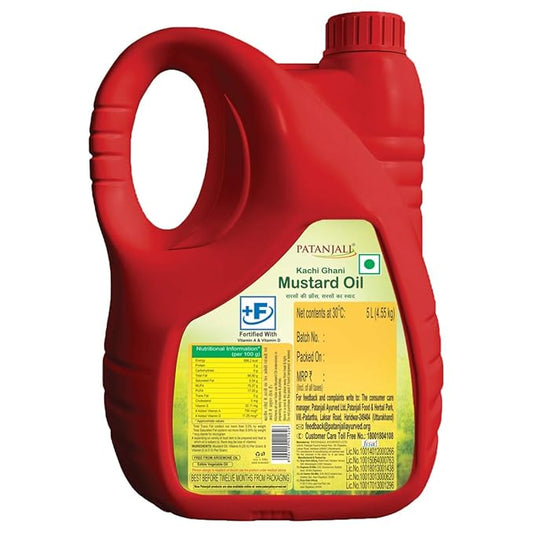 Mustard Oil 5 Litres - Patanjali