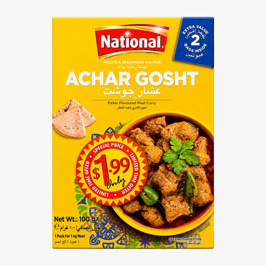 Achar Gosht Masala 100g - National