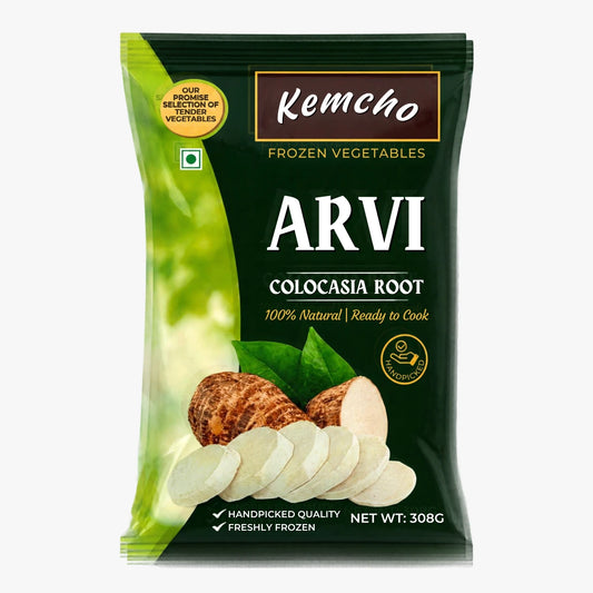 Arvi 308g (Colocasia Root) Frozen Vegetables - Kemchho