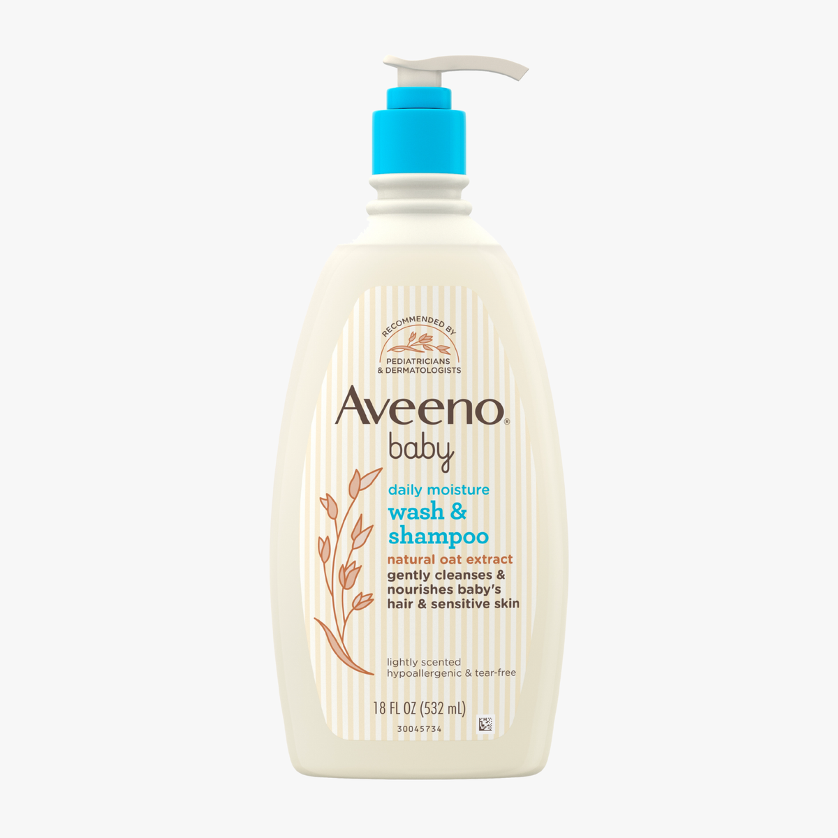 Baby Daily Moisture Sensitive Wash & Shampoo  532Ml - Aveeno