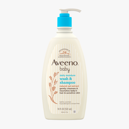 Baby Daily Moisture Sensitive Wash & Shampoo  532Ml - Aveeno