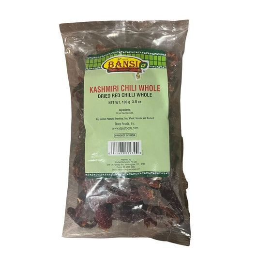 Bansi Kashmiri Chilli Whole 100g