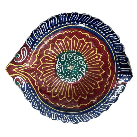 Big Decorated Diya (Design#7)