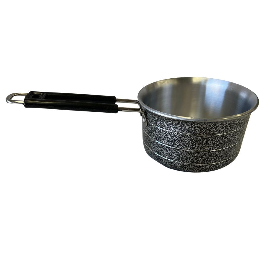 Black Silver Sauce Pan 16.5cm (Premium Aluminium) - Nagina (1)