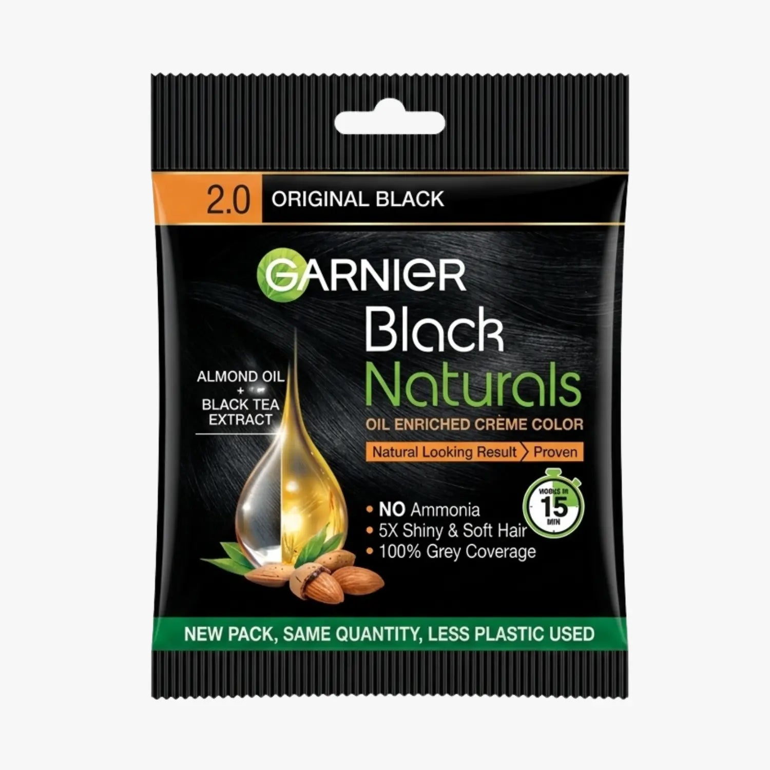 Black Colour Pouch 20g (2.0)- Garnier