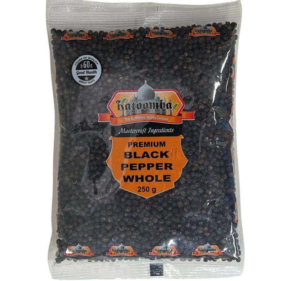 Black Pepper Whole 250g - Katoomaba | Indian Grocery | Tales of India
