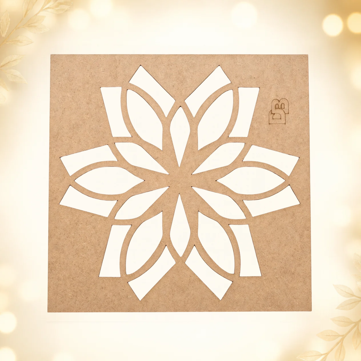 Blooming Star Petal Pattern Stencils
