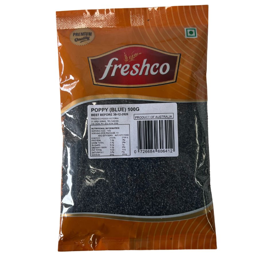 Blue Poppy Seed 100g - Freshco