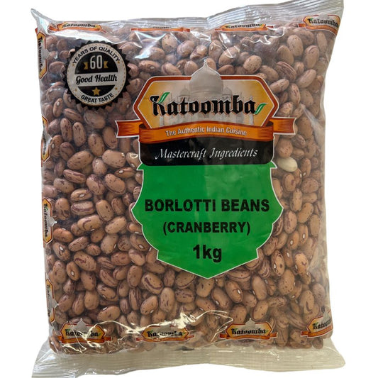 Borlotti Beans (Cranberry Beans) 1kg - Katoomba