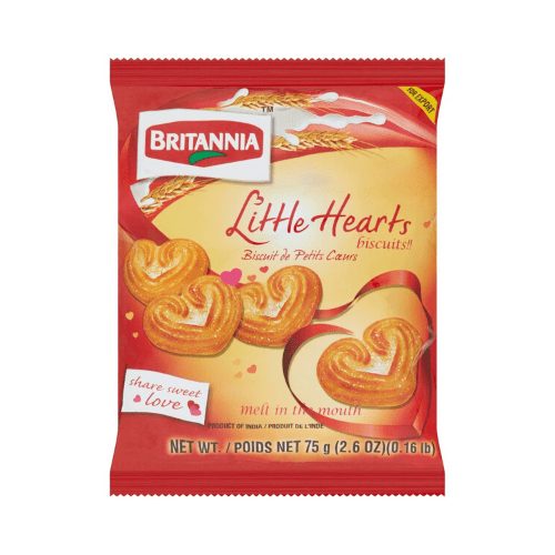 Britannia Little Hearts 75g