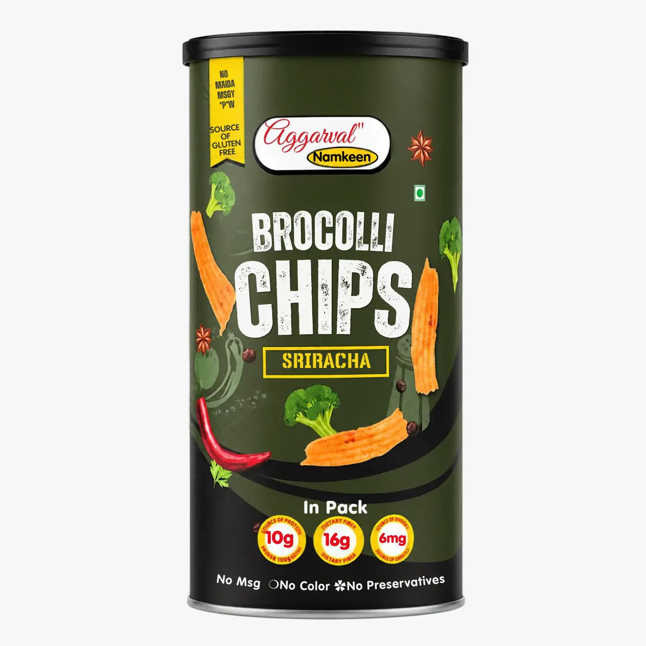 Brocolli Chips Sriracha 150g - Aggarwal Namkeen