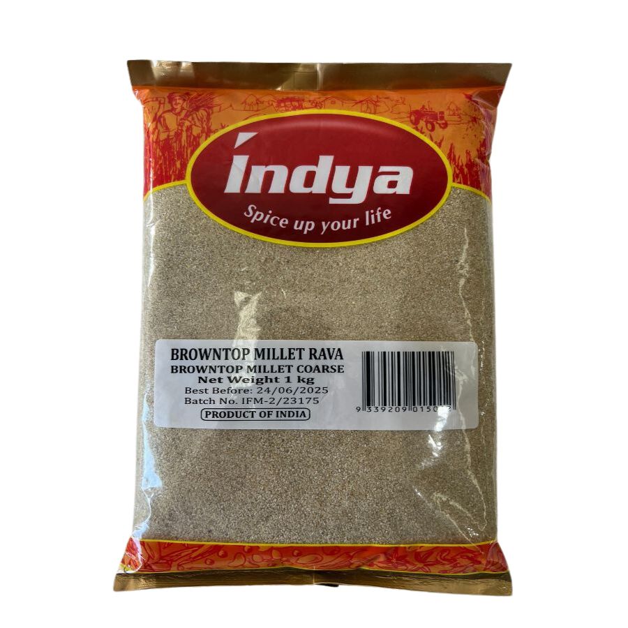 Browntop Millet Rava (Coarse) 1kg - Indya