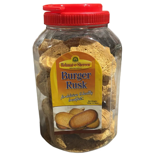 Burger Rusk (For Delicious & Healthy Breakfast) 500g - Rehmat -e-Shereen