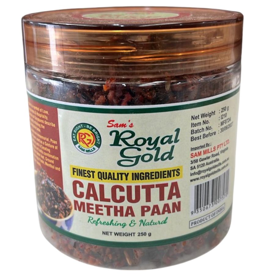 Calcutta Meetha Paan Jar 250g - Royal Gold