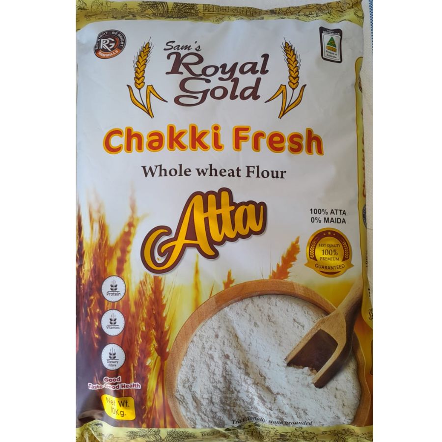 Chakki Atta (Wheat Flour) 10kg - Royal Gold