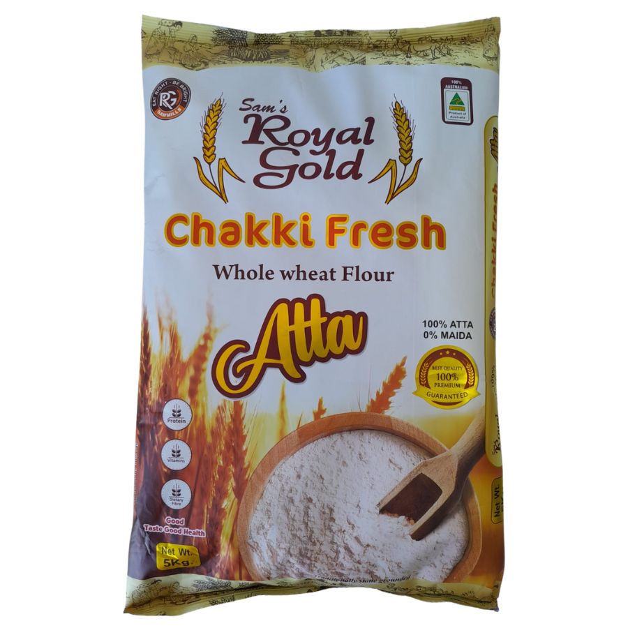 Chakki Atta (Wheat Flour) 5kg - Royal Gold