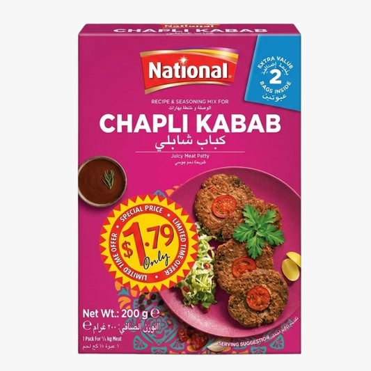 Chapli Kabab Masala 200g - National