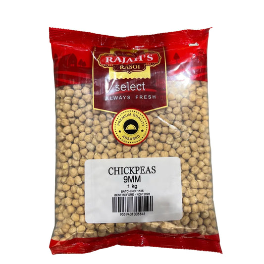Chickpeas Kabuli 9mm 1kg - Rajah's Rasoi 