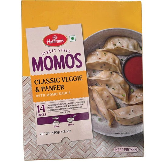 Classic Veggie & Paneer Momos 14pcs (350g) - Haldiram's