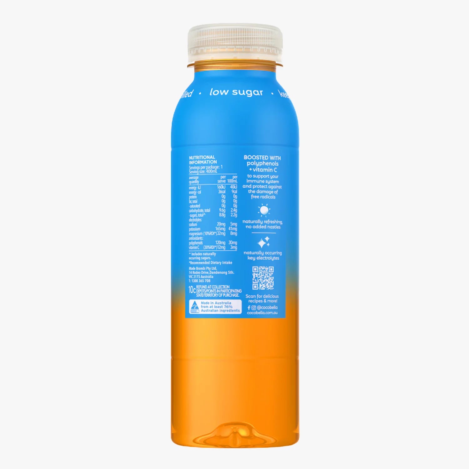 Cocobella Fusions Mango Passion 400mL 