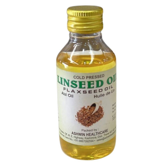 Coldpressed Linseed Oil (Flaxseed) 100ml - Ashwin