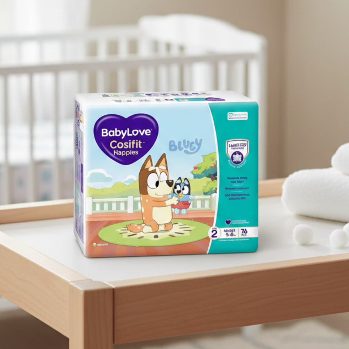 Cosifit Infant Nappies Size 2 (3-8Kg) 76 Pack - Babylove