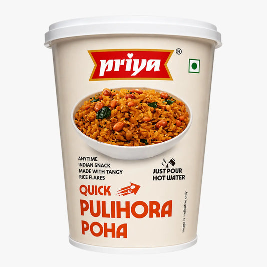 Cuppa Pulihora Poha 80g - Priya (Clearance)