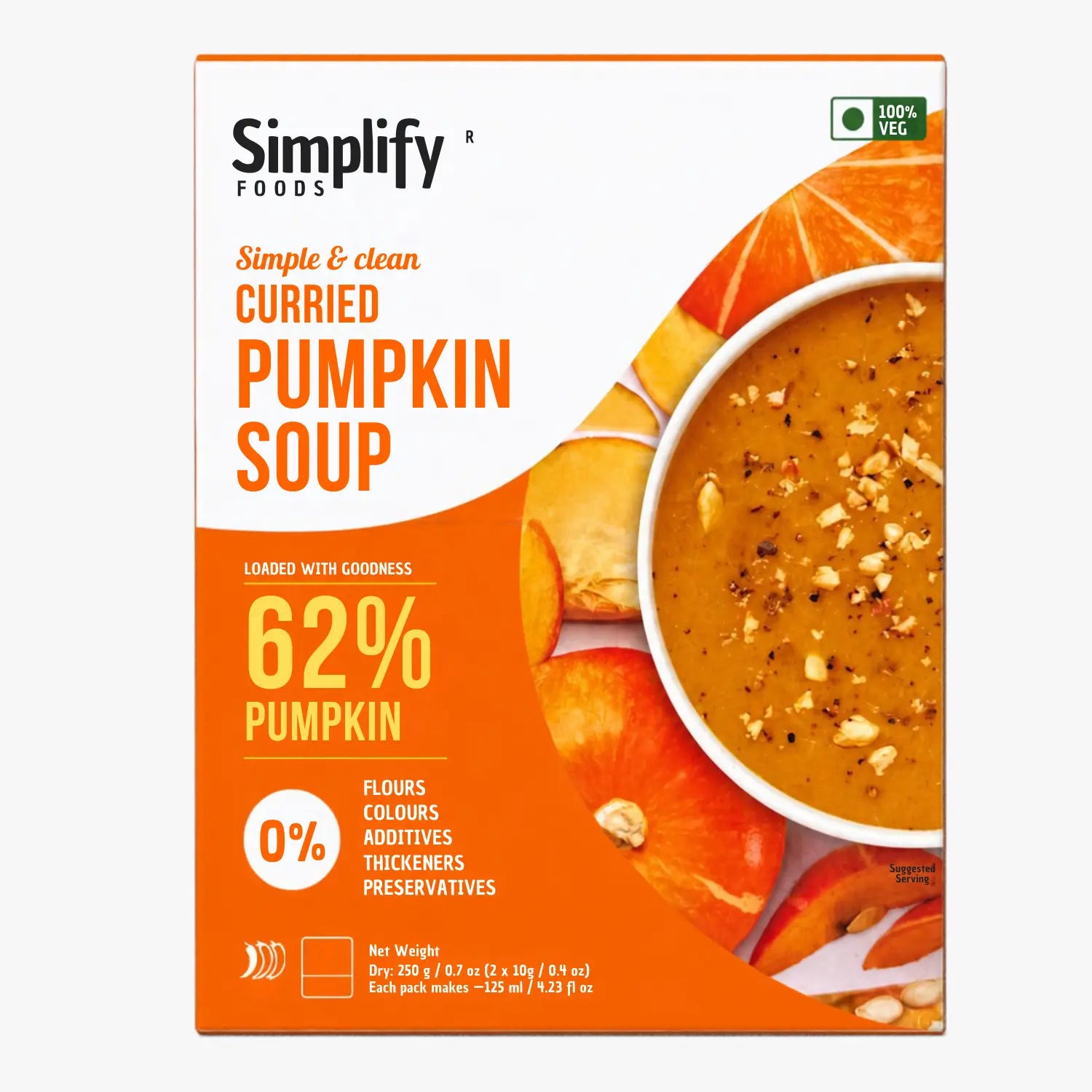 Curried Pumpkin Soup 20g - Simplify Foods 