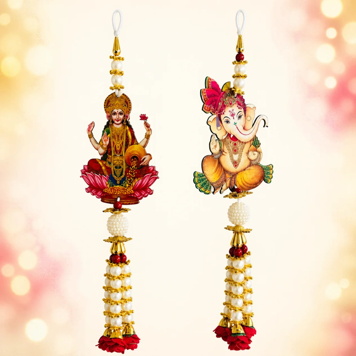 Decorative Lakshmi Ganesh Hanging Latkan