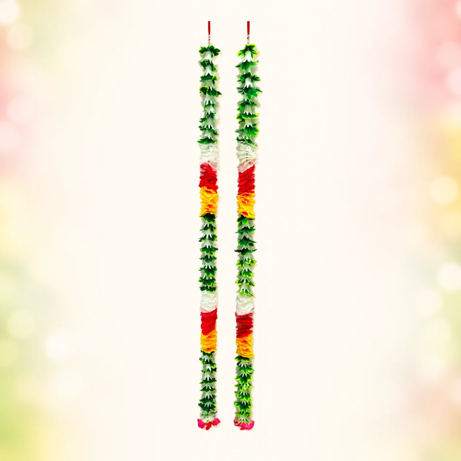 Decorative Multicolour Flower Hanging Ladi