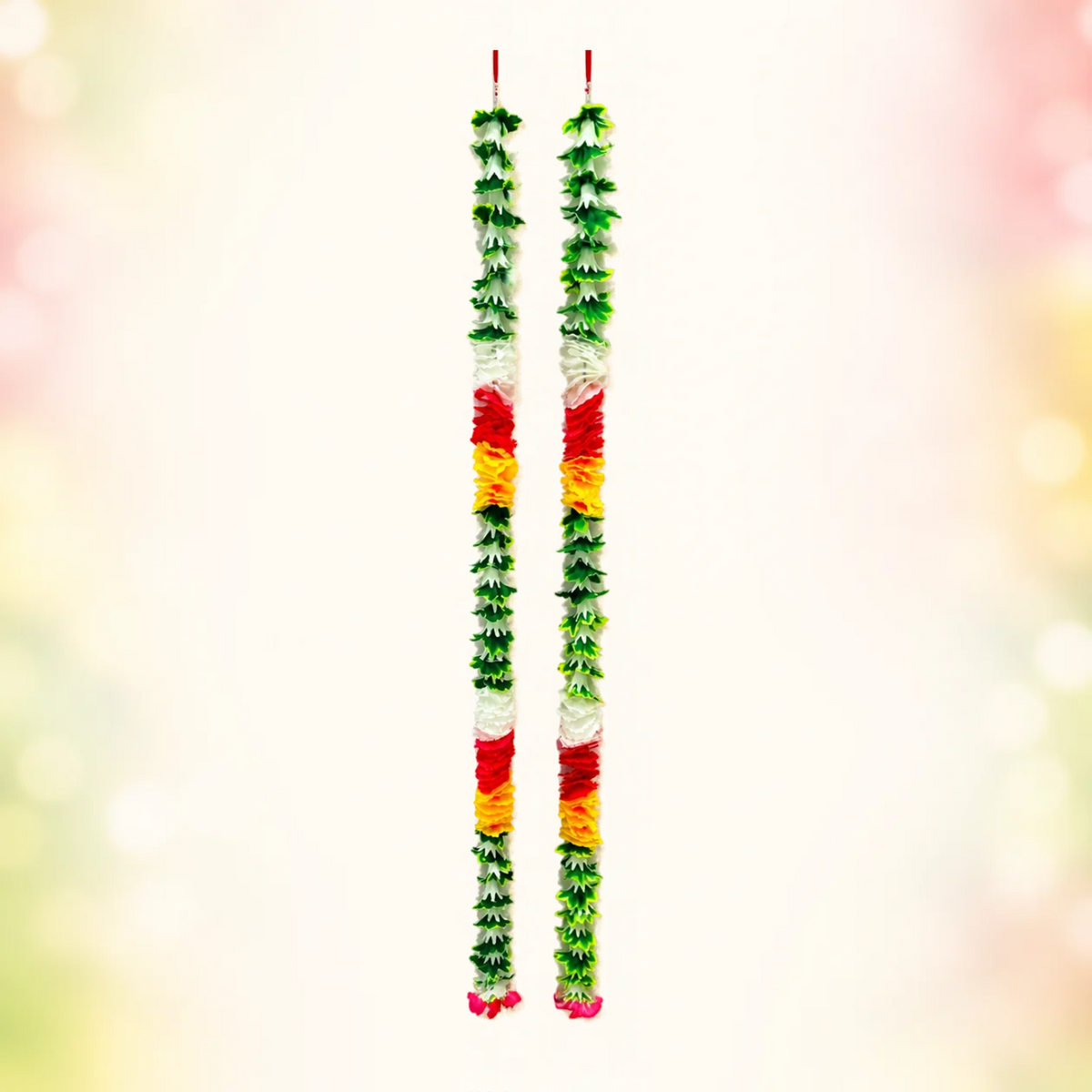 Decorative Multicolour Flower Hanging Ladi