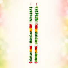 Decorative Multicolour Flower Hanging Ladi