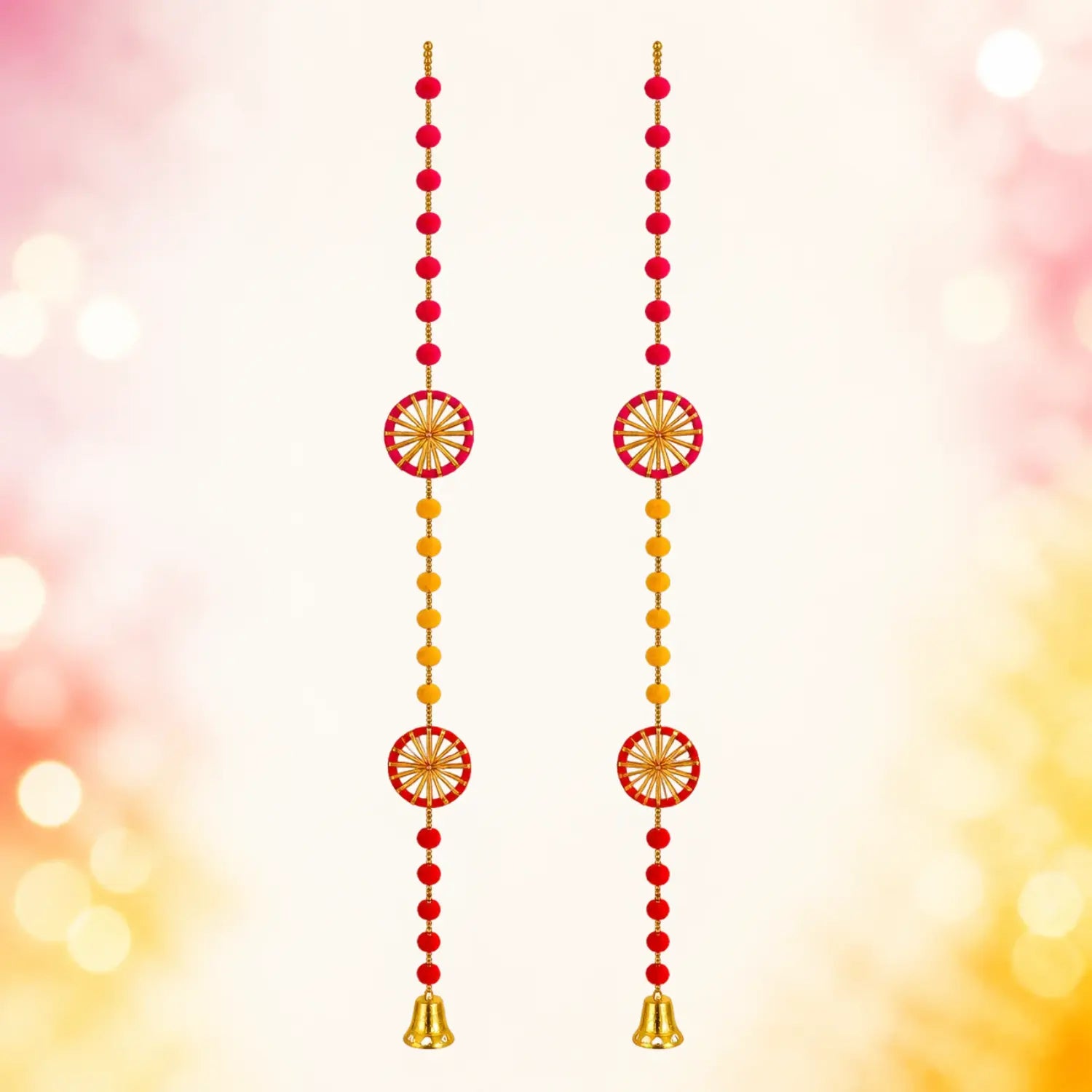 Decorative Wheel Design Hanging Ladi