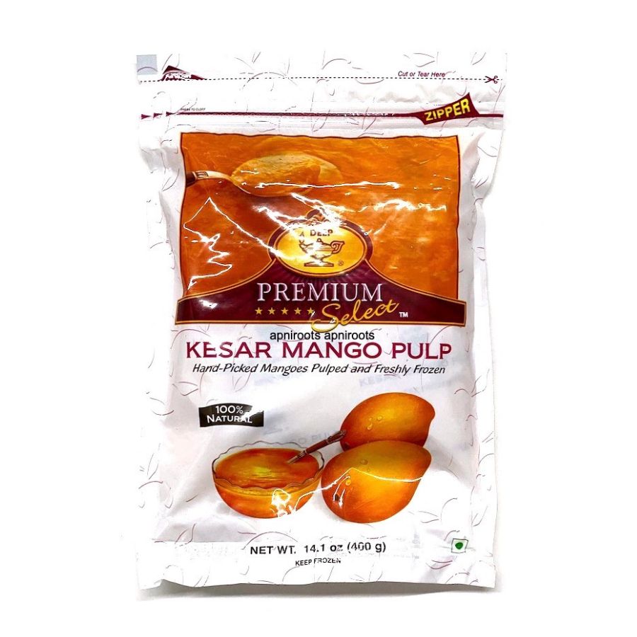 Deep Kesar Mango Pulp 400g (1)