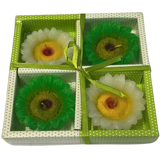 Diwali Floating Candles Green (4pcs)