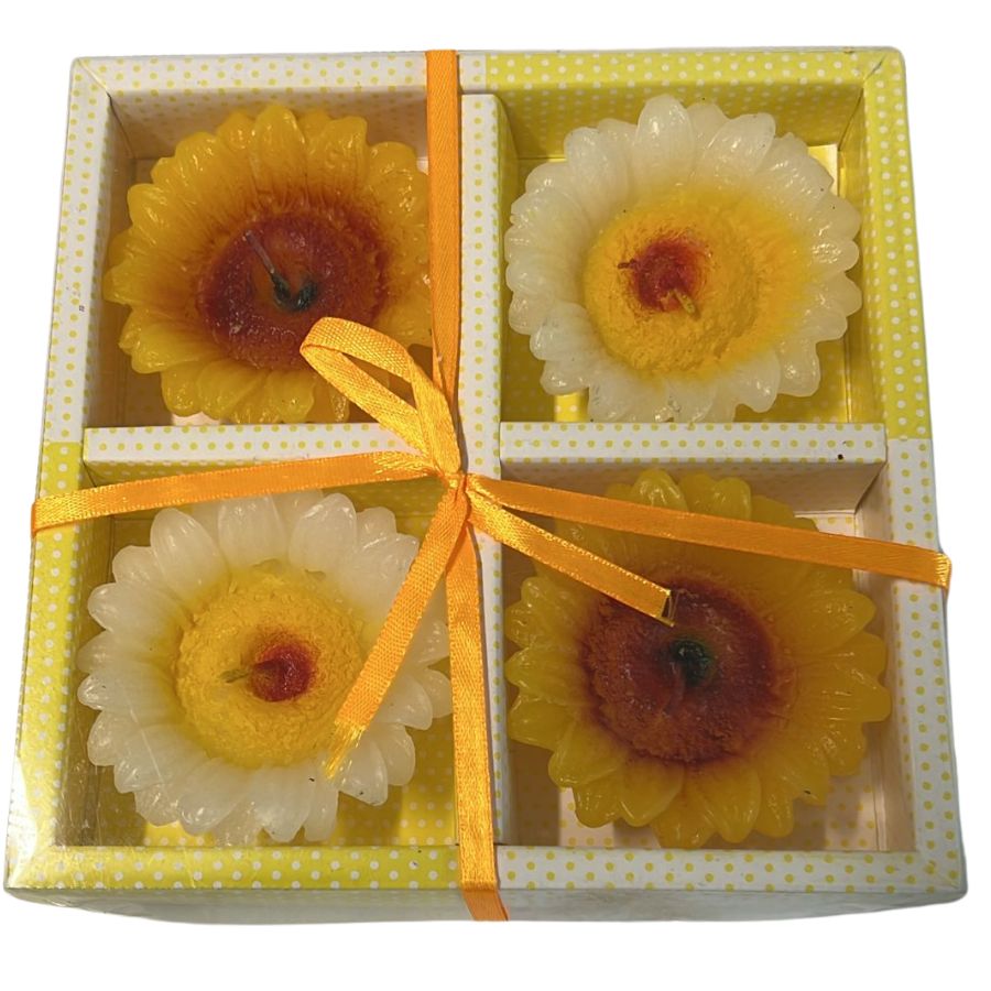 Diwali Floating Candles Yellow (4pcs)