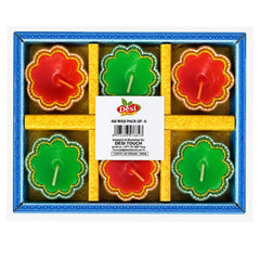 Diwali Diya Wax 6pcs (A06) - Desi Touch