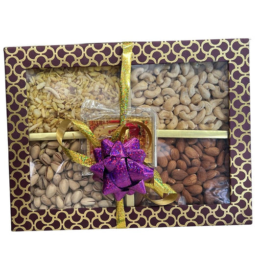 Diwali Dry Fruits & Namkeen Gift Basket